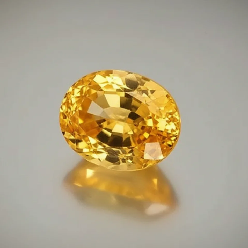 Canary Yellow Sapphire – 4.75ct Cushion Cut Ceylon